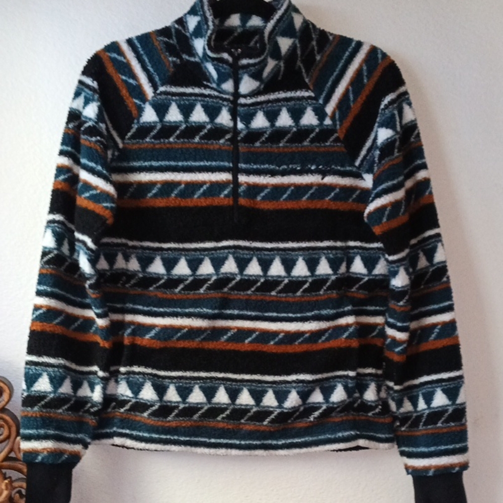 Hurley Quarter Zip Up Sweater